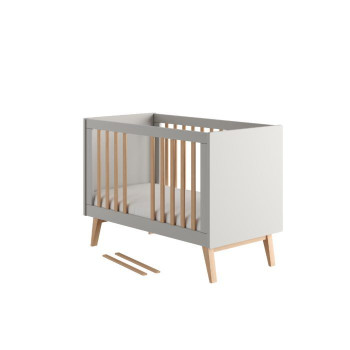 Baby crib 120x60 (Swing Gray collection)